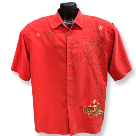 Santa's Sleigh Christmas Hawaiian Shirt